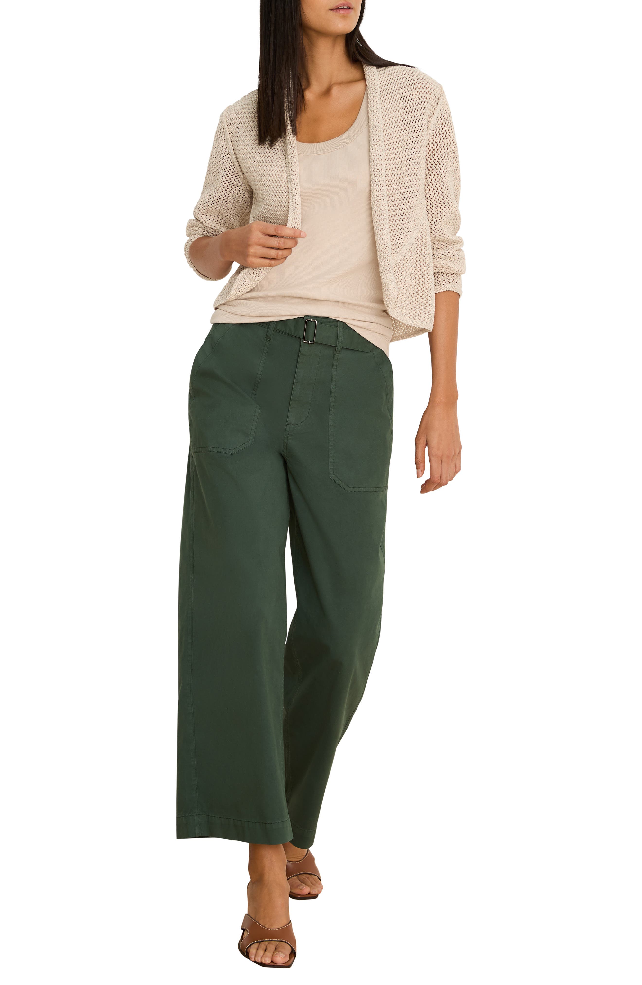 Mesh Stitch Cocoon Cardigan - image 4