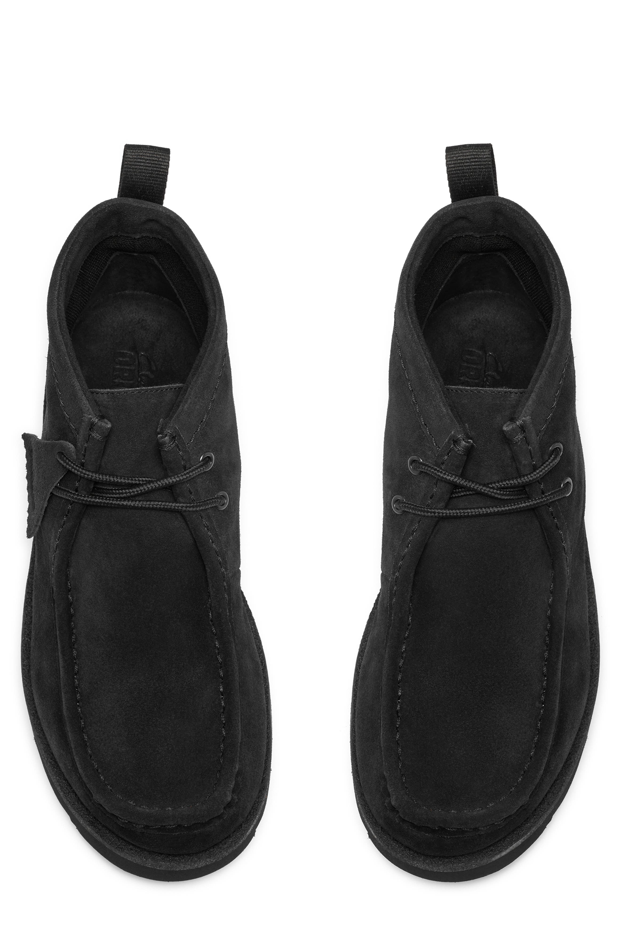 Meare Wallabee Chukka Boot, Alternate, color, BLACK/ BLK SUEDE