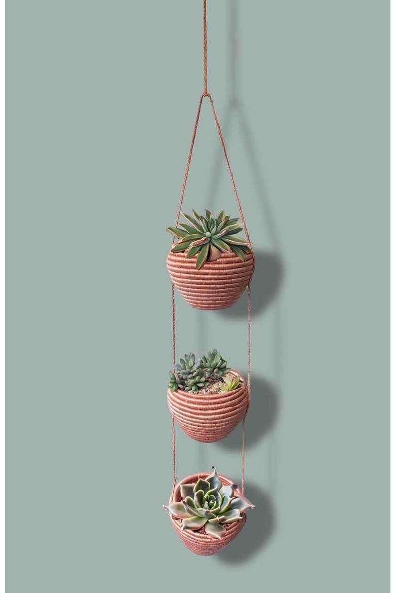 Ibimera 3-Tiered Planter, Main, color, Mauve