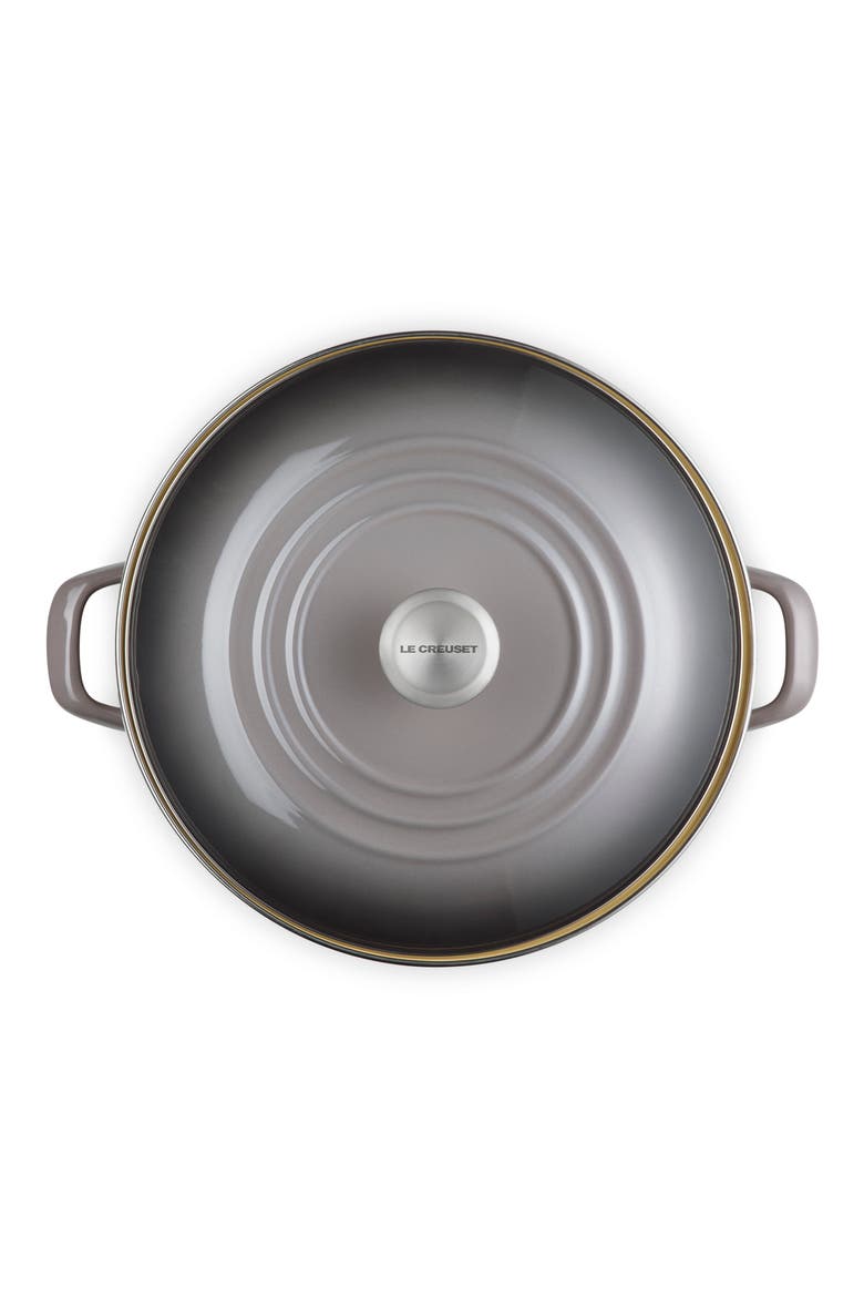 16-Quart Enameled Stainless Steel Stock Pot, Alternate, color, OYSTER