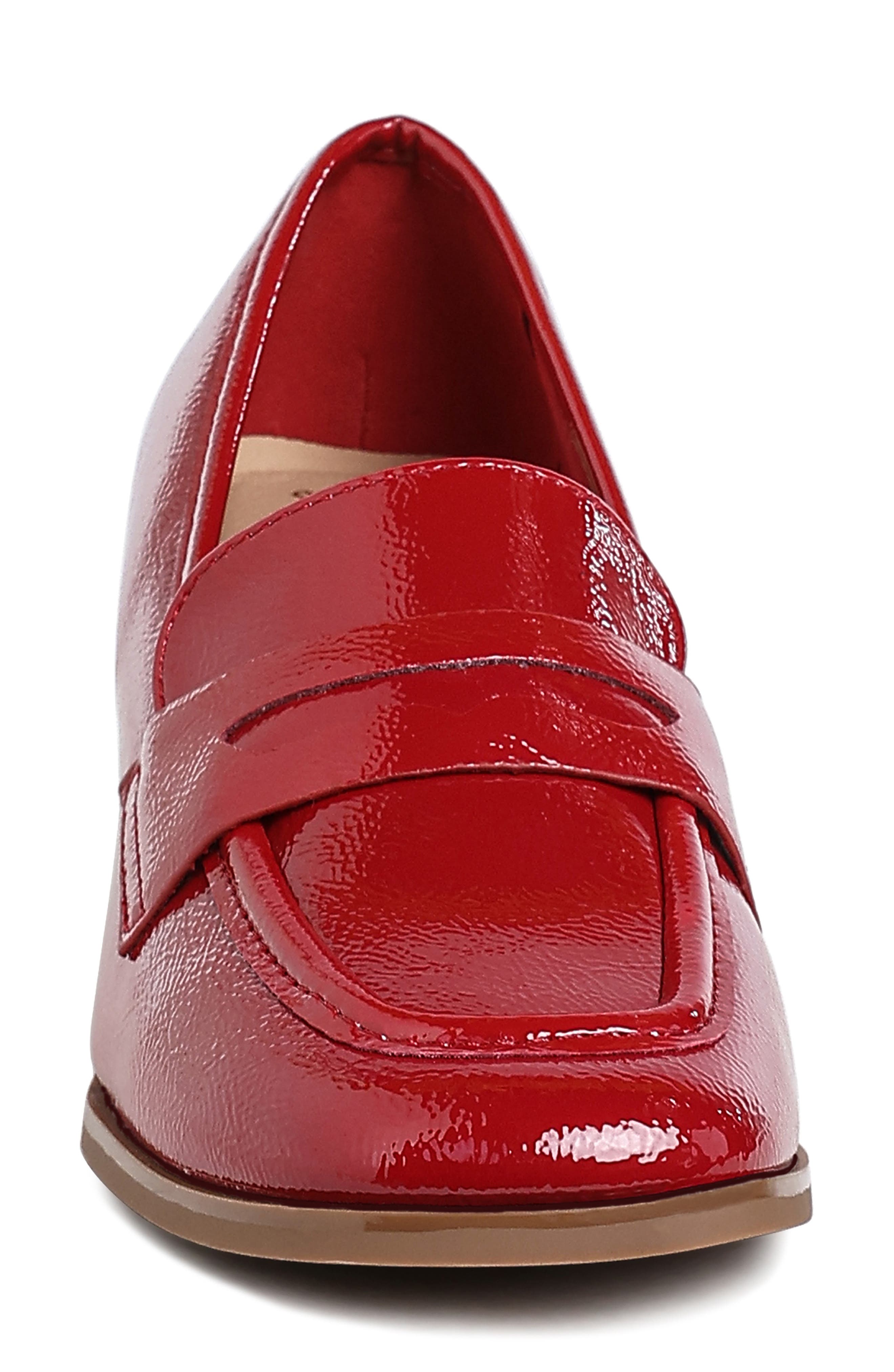 LONDON RAG Umdoni Penny Pump, Alternate, color, Burgundy