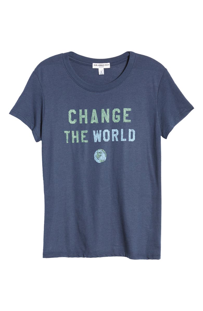 Sub_Urban Riot Change the World Loose Tee, Alternate, color, 