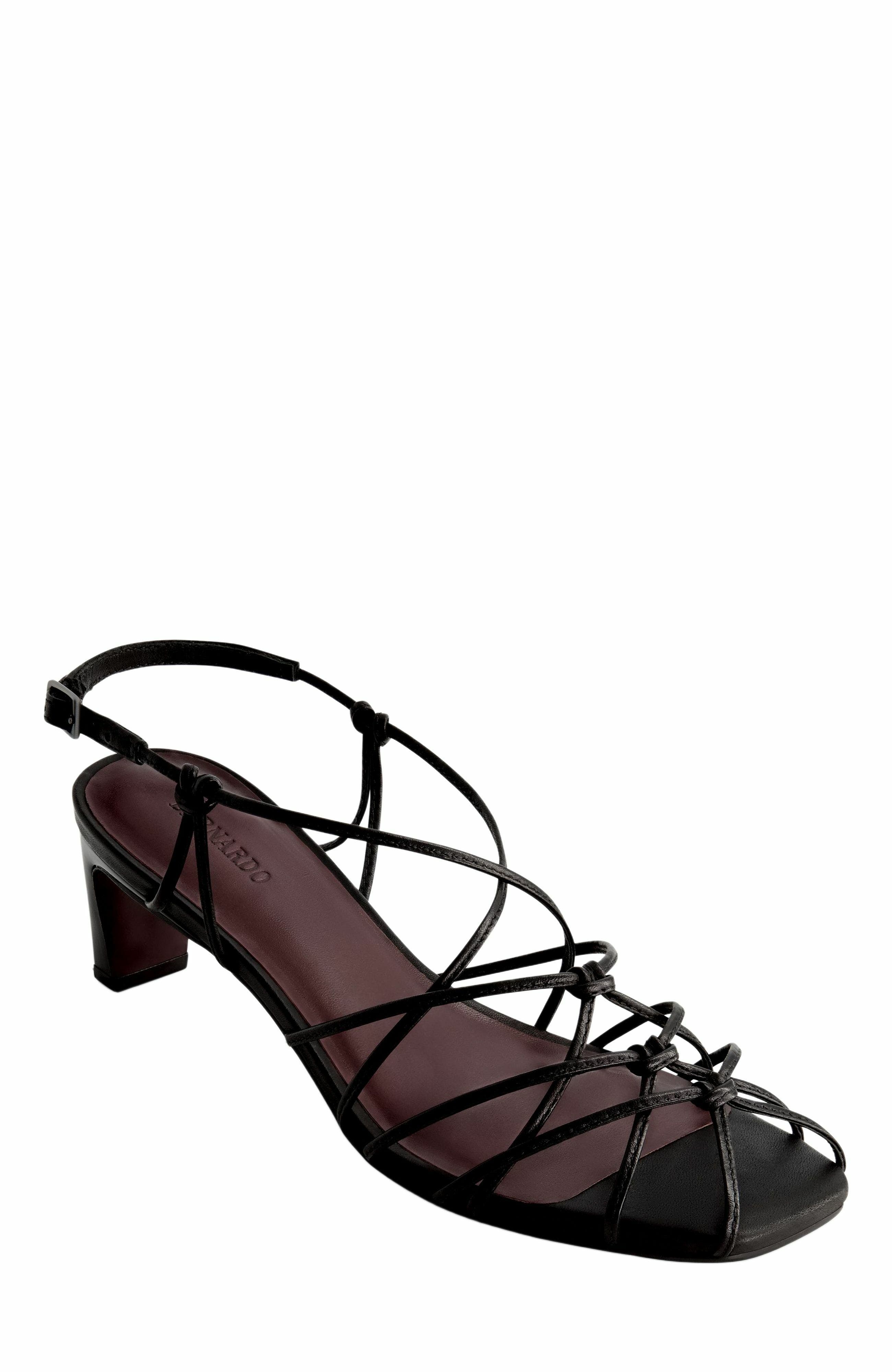 Bernardo Footwear Catrina Strappy Heel, Alternate, color, Black