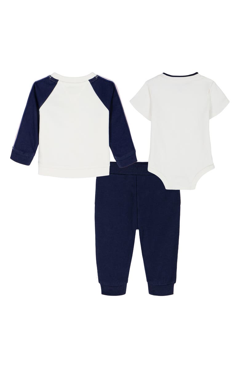 Tommy Hilfiger Logo Jacket, Bodysuit & Joggers Set, Alternate, color, 