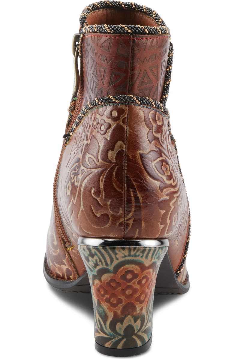 L'Artiste by Spring Step Cherish Bootie, Alternate, color, Brown Multi