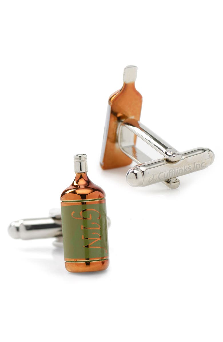 Cufflinks, Inc. Gin & Tonic Cuff Links, Alternate, color, Silver Multi