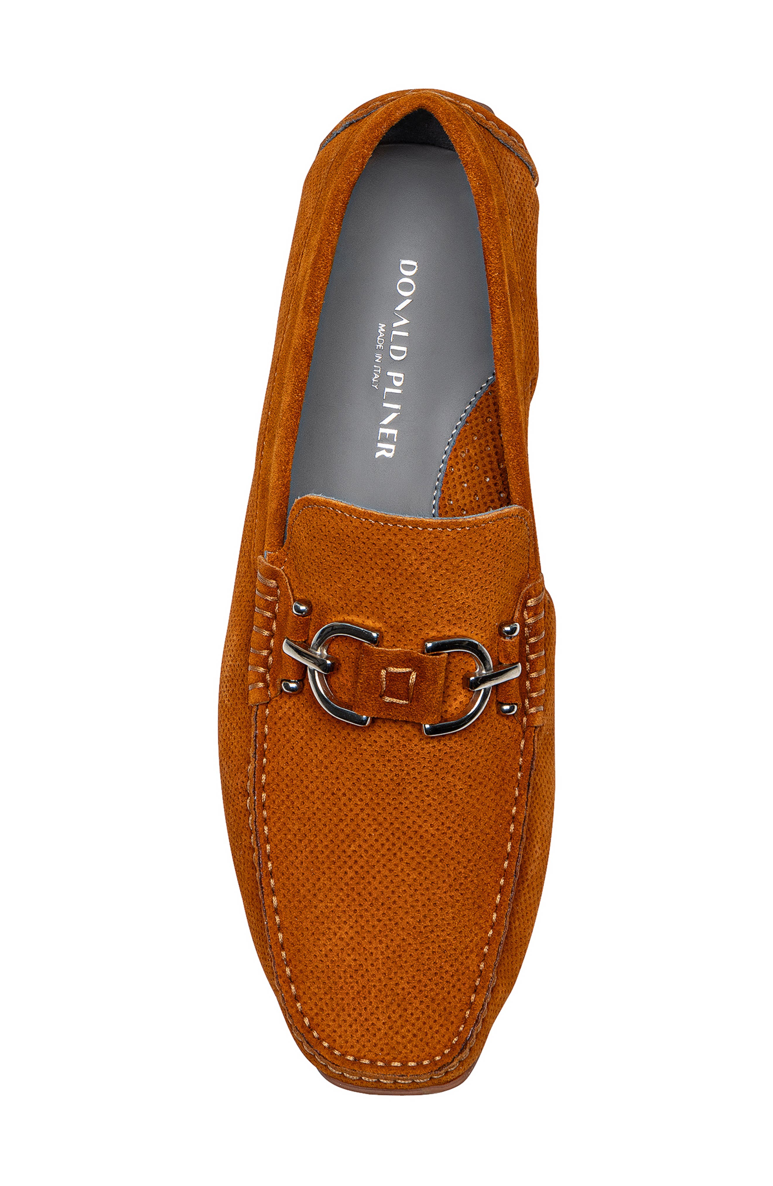 Donald Pliner Dacio Driving Loafer, Alternate, color, Brick