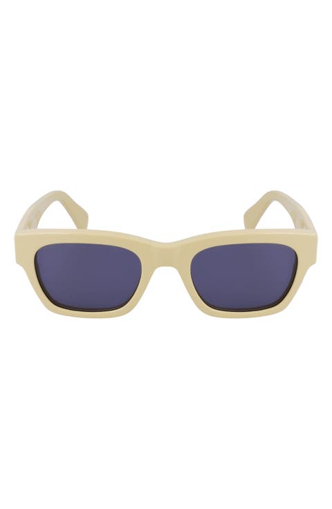 Loxham 52mm Modified Rectangular Sunglasses