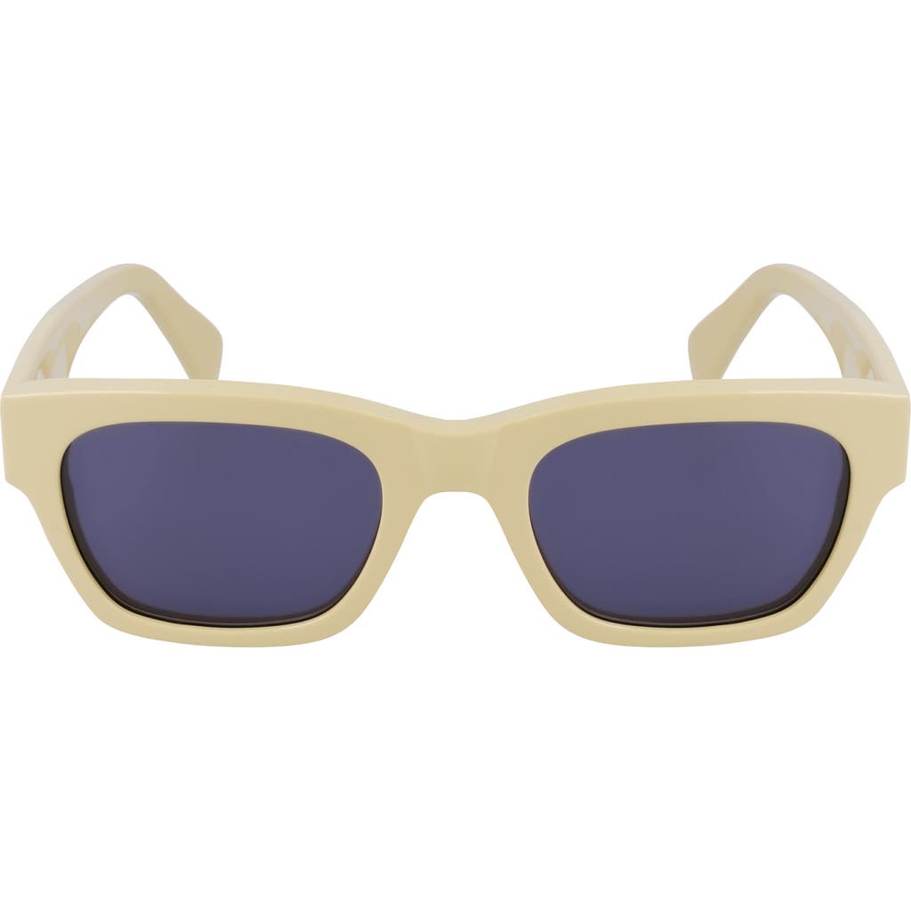 Paul Smith Loxham 52mm Modified Rectangular Sunglasses In Beige