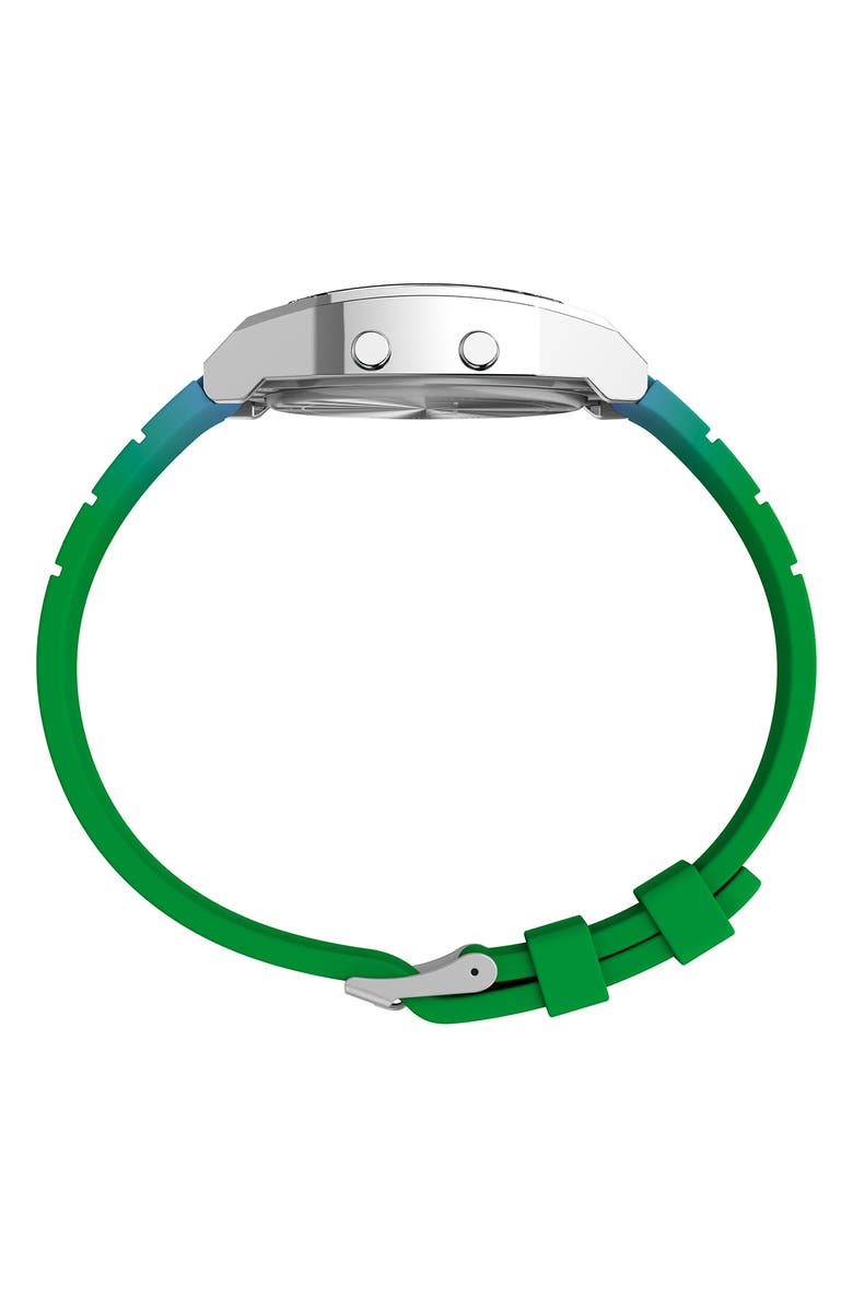 Timex<sup>®</sup> T80 Digital Resin Strap Chronograph Watch, 36.5mm, Alternate, color, 