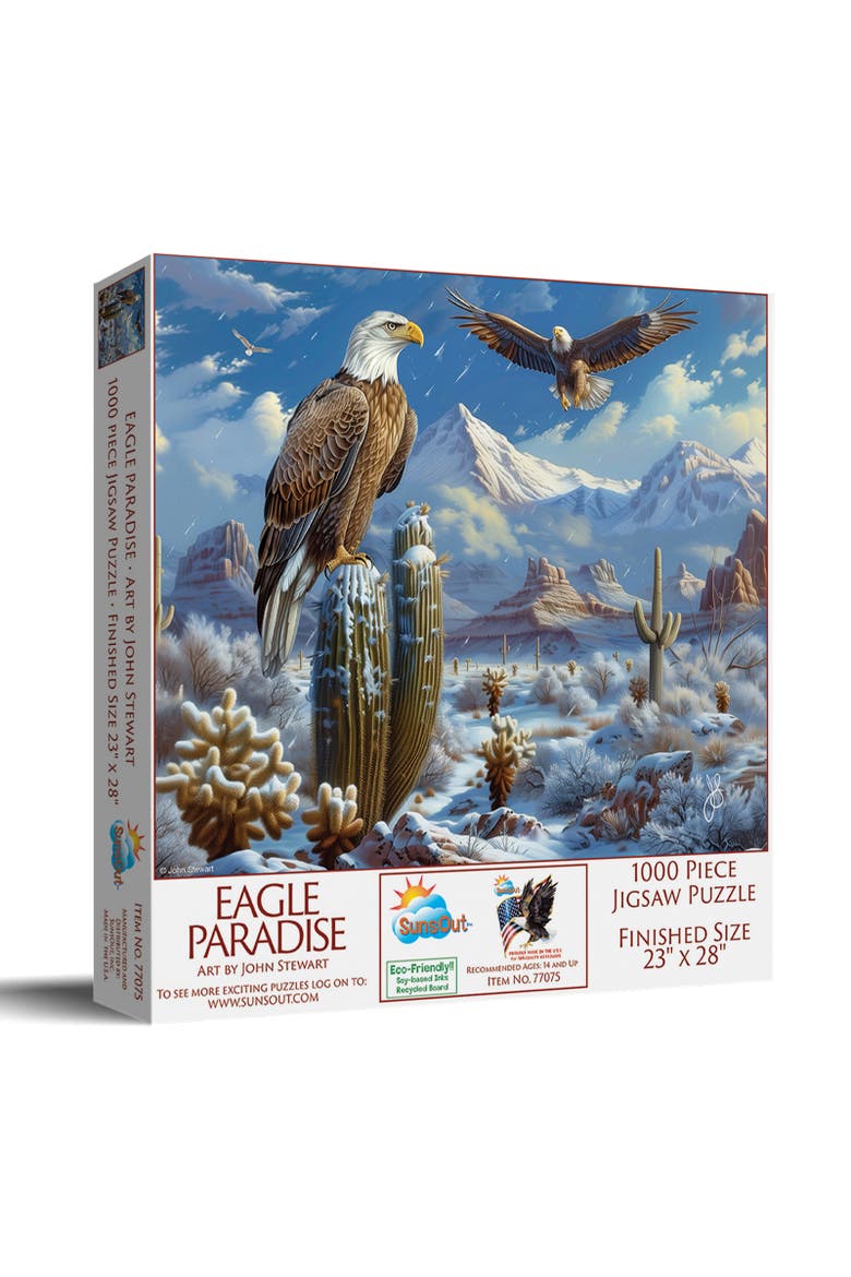 Eagle Paradise 1000 piece Jigsaw Puzzle for Adults, Main, color, Multicolor