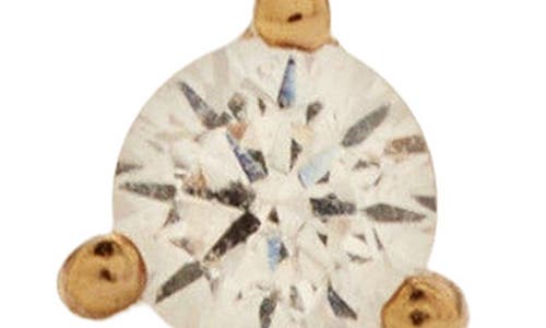 Made By Mary Luxe Cubic Zirconia Stud Earrings In Gold