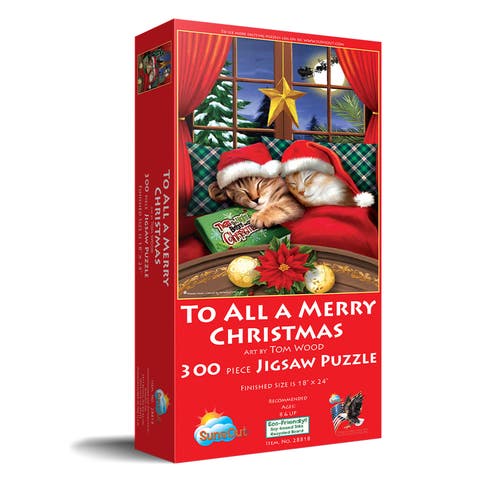 To All a Merry Christmas 300 piece Jigsaw Puzzle for Adults