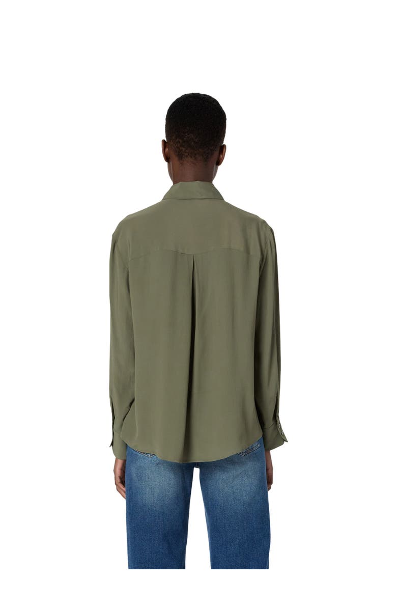 GERARD DAREL Agathe Long Sleeve Shirt, Alternate, color, Medium Khaki