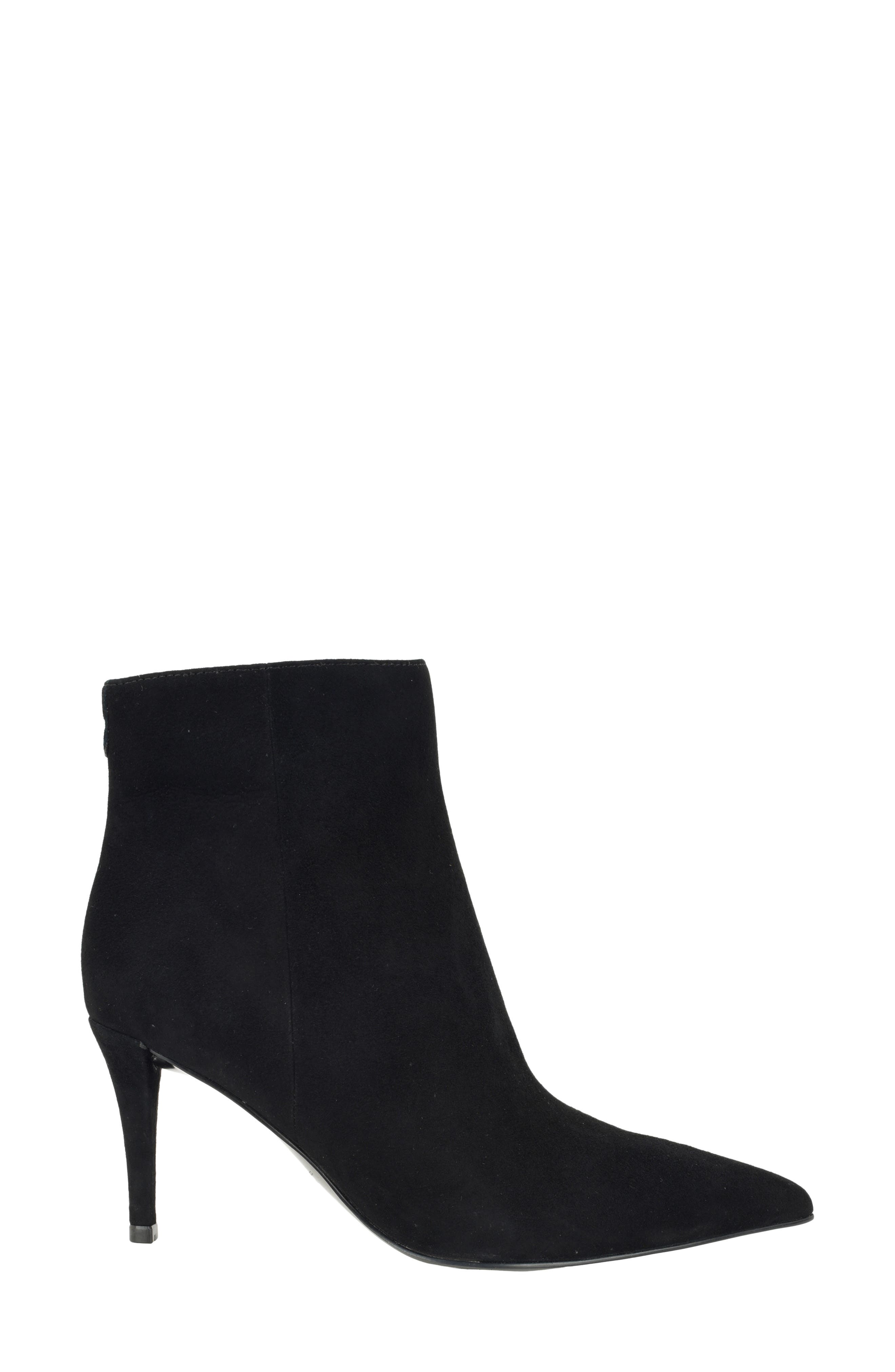 Austina Pointed Toe Bootie, Alternate, color, BLACK