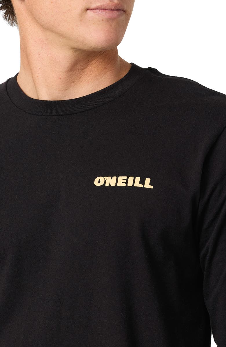 O'Neill Vibez Long Sleeve Graphic T-Shirt, Alternate, color, Black
