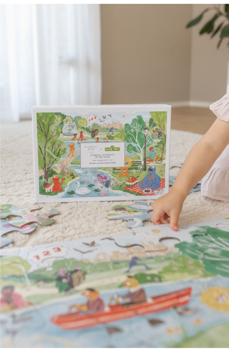 Mindful & Co Kids Sesame Street Floor Puzzle - Age 1.5+ Years, Alternate, color, Sesame Street