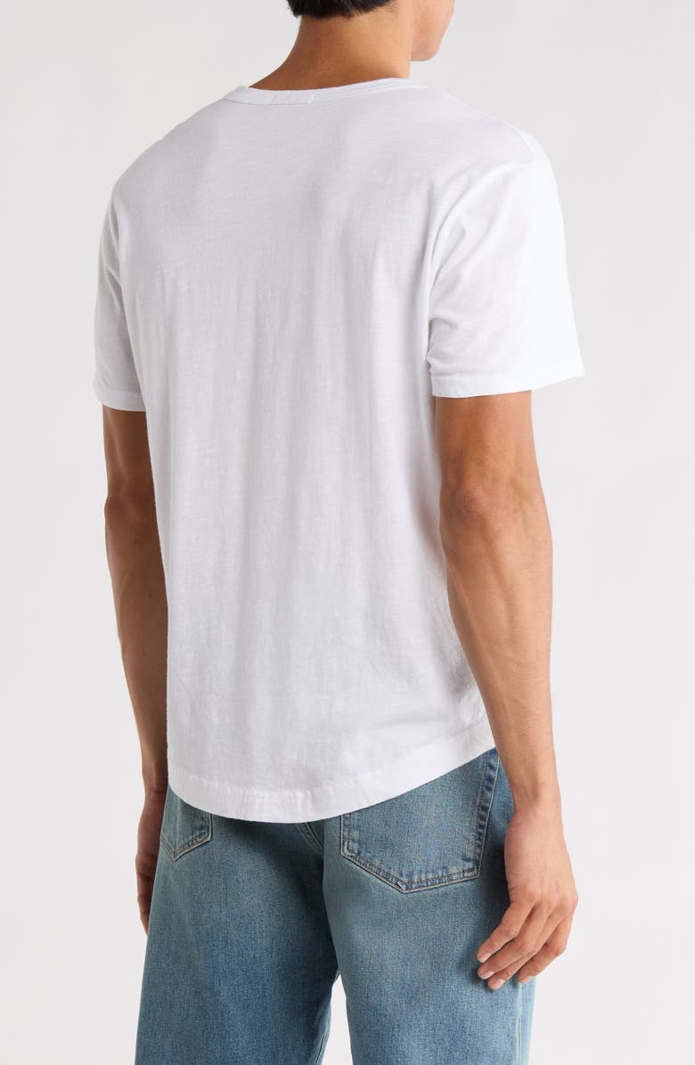 BUCK MASON Slub Cotton T-Shirt, Alternate, color, White