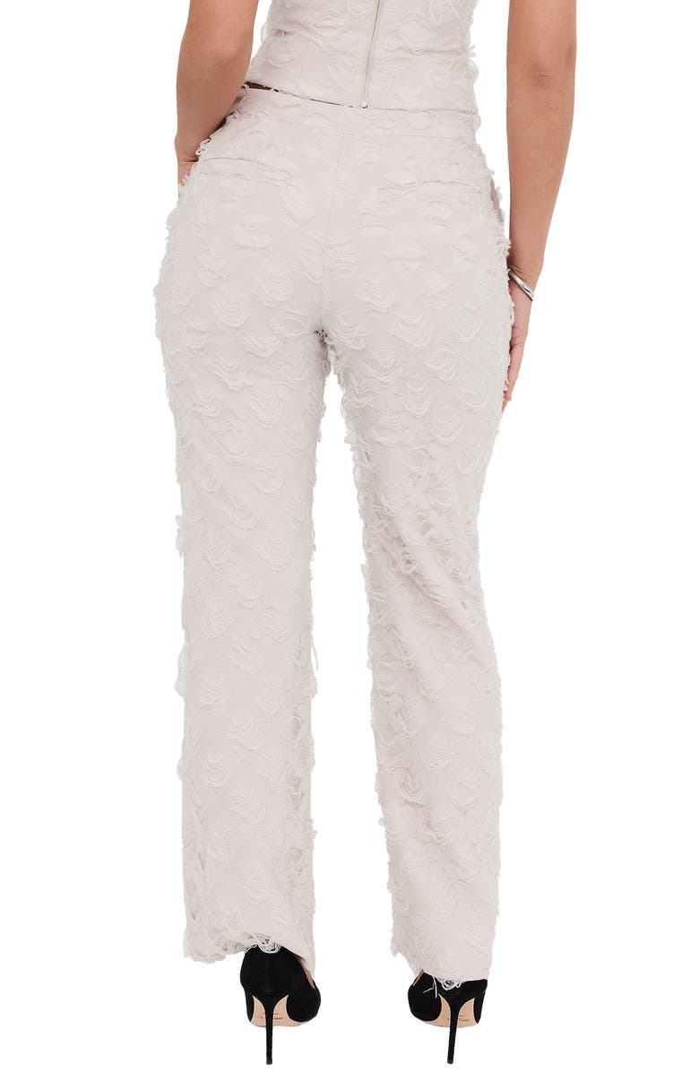 Mistress Rocks Textured Straight Leg Pants, Alternate, color, Taupe