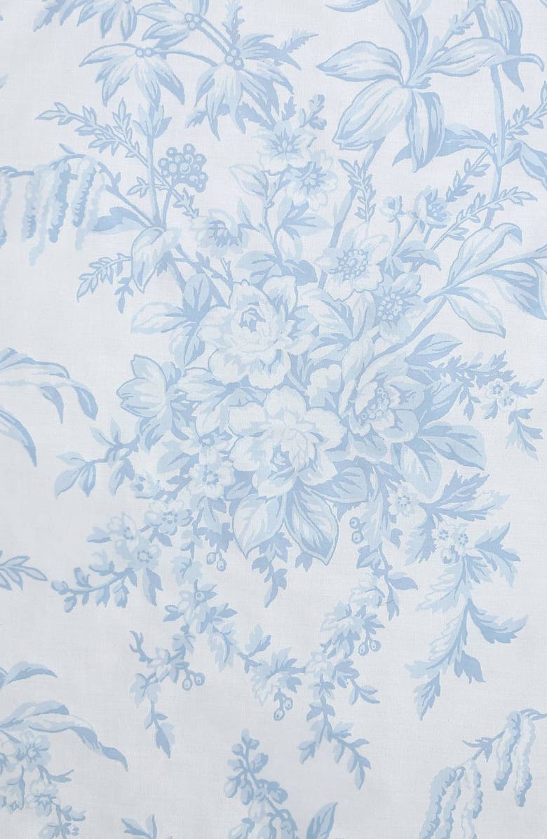 Laura Ashley Bedford Quilt & Sham Set, Alternate, color, Blue Cashmere/ White