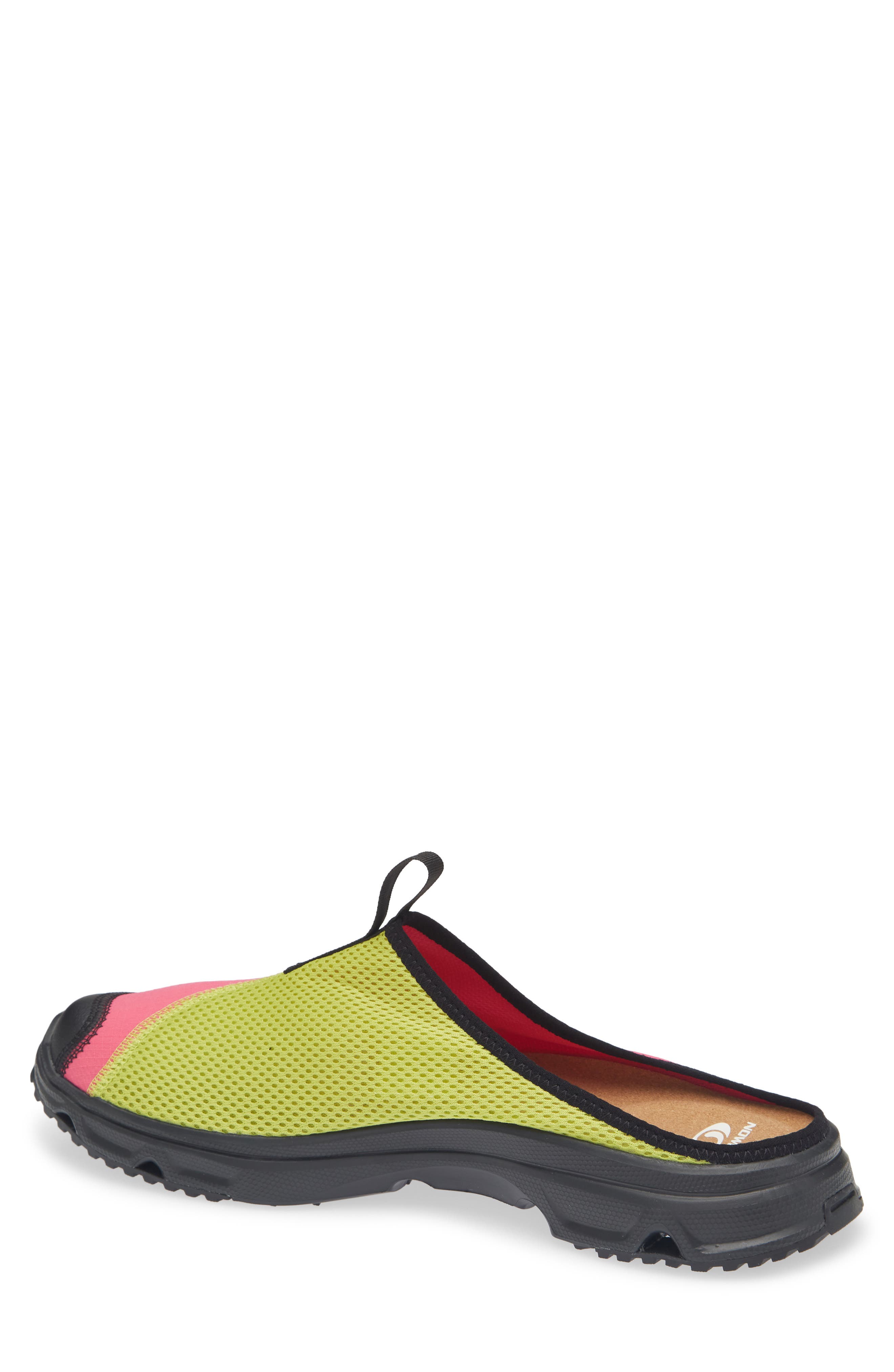 Salomon Gender Inclusive RX Slide 3.0 Sneaker, Alternate, color, Pink Yarrow/ Bright Chartreuse