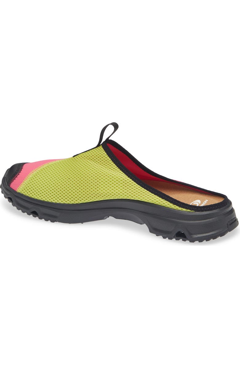 Salomon Gender Inclusive RX Slide 3.0 Sneaker, Alternate, color, Pink Yarrow/ Bright Chartreuse