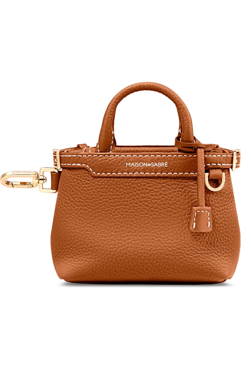 MAISON de SABRÉ The SABRÉMOJI Petite Palais Charm, Main, color, Pecan Brown
