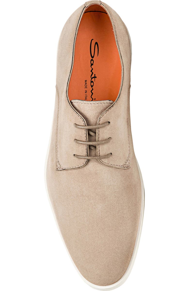 Santoni Dilate Derby Sneaker, Alternate, color, Light Brown