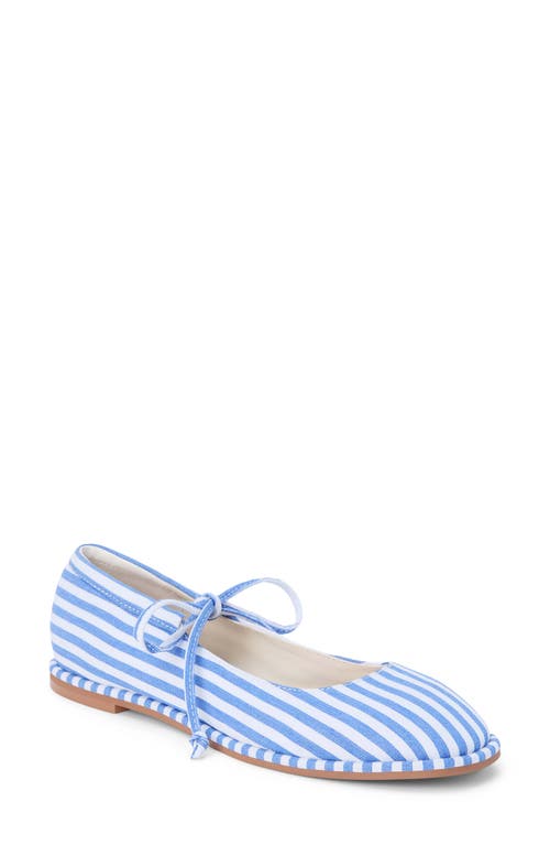 Coconuts By Matisse Gerry Ballet Flat In Blue Stripe
