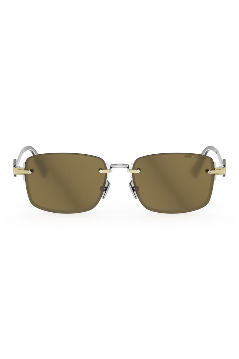 'CD Diamond S11U Rectangle Sunglasses, Main, color, GOLD/ OTHER / BROWN