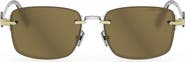 DIOR 'CD Diamond S11U Rectangle Sunglasses