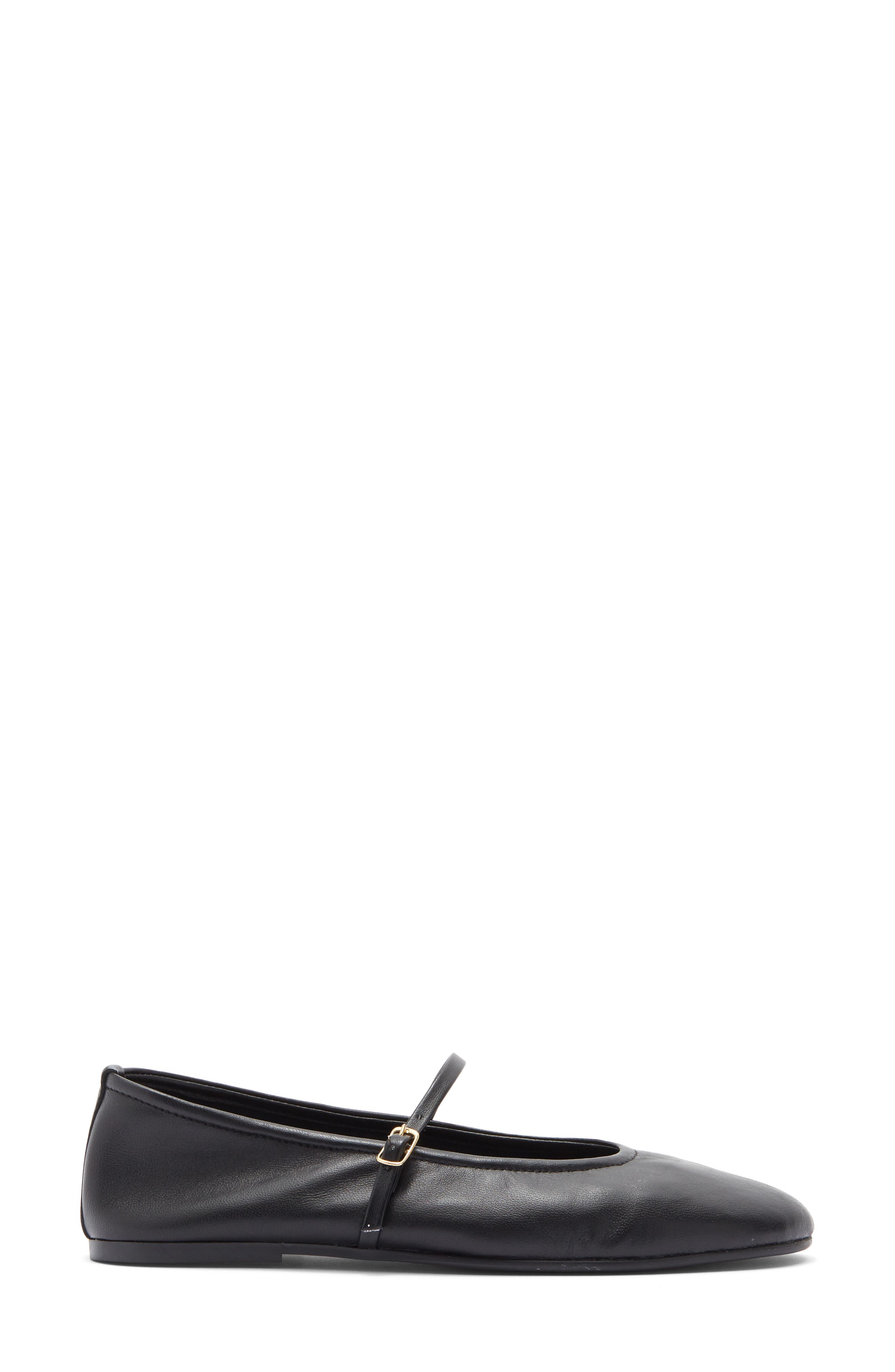 Steve Madden Besette Mary Jane Flat, Alternate, color, Black Leather