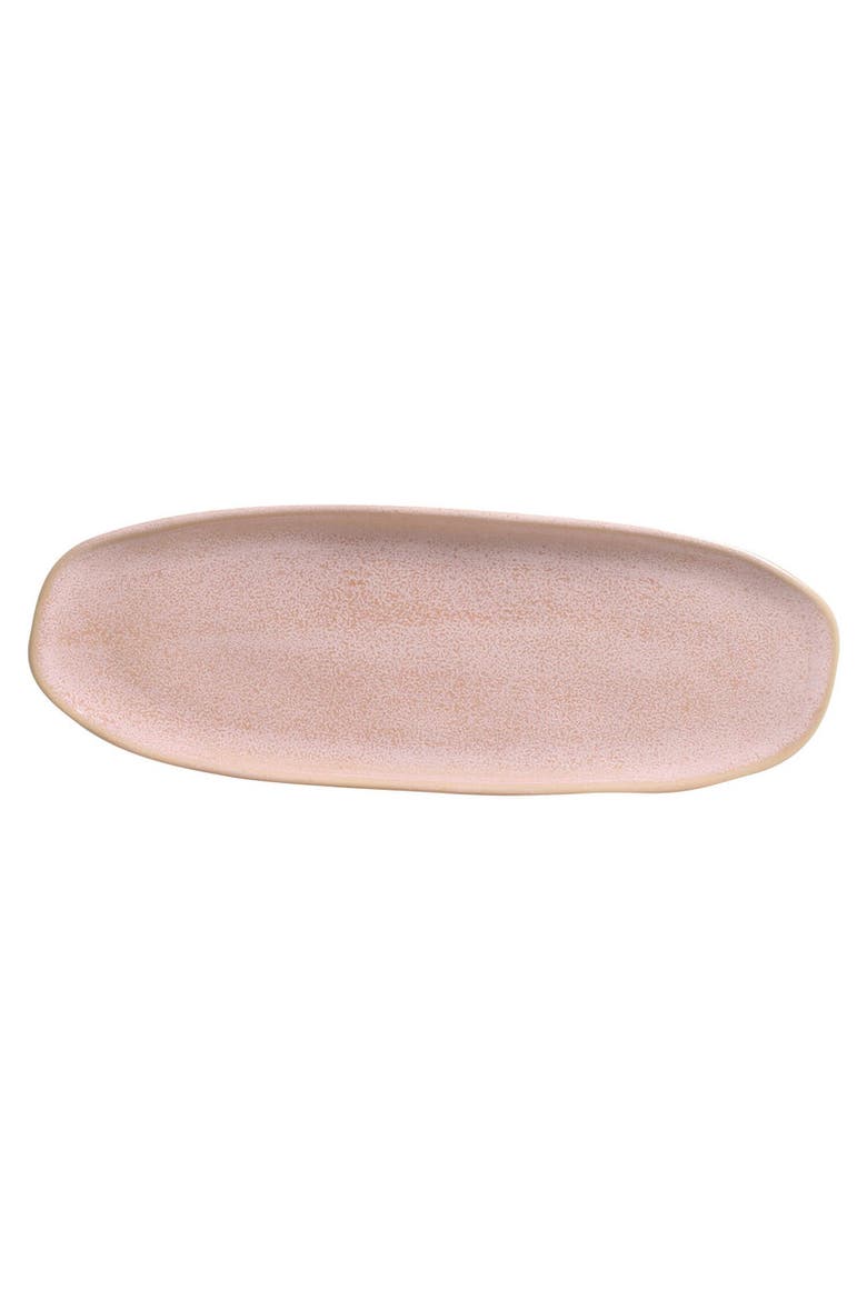 Shallow Organic Oval Platter Large Set of 4, Main, color, Litchi