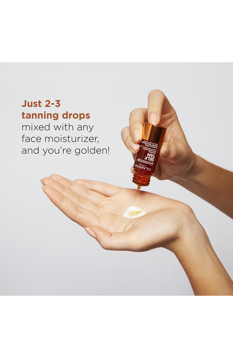 Clarins Self-Tanning Face Booster Drops, Alternate, color, 