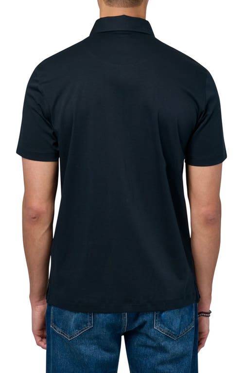 Brooklyn Brigade Solid Polo In Black