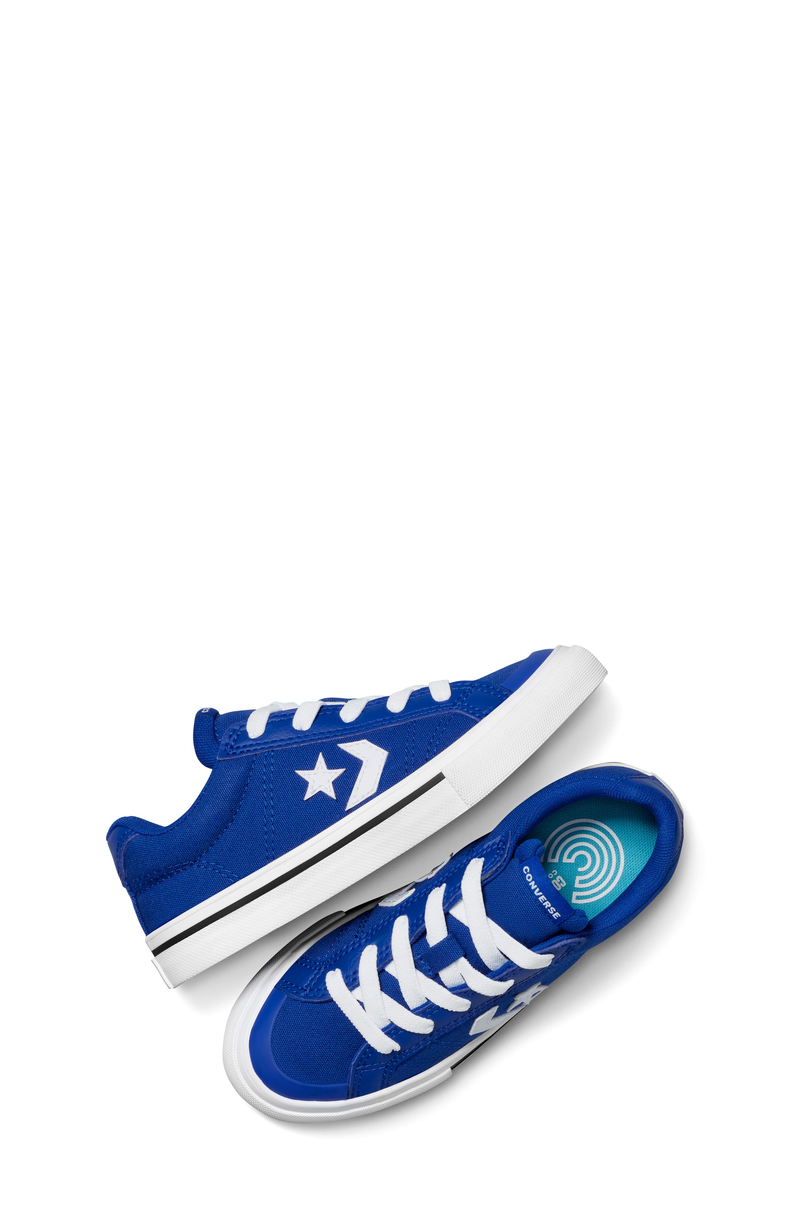 Converse Kids' Sport Casual Sneaker, Alternate, color, Blue/ White/ Blue