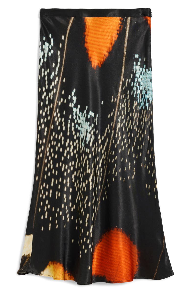 Desigual Print Midi Skirt, Alternate, color, 