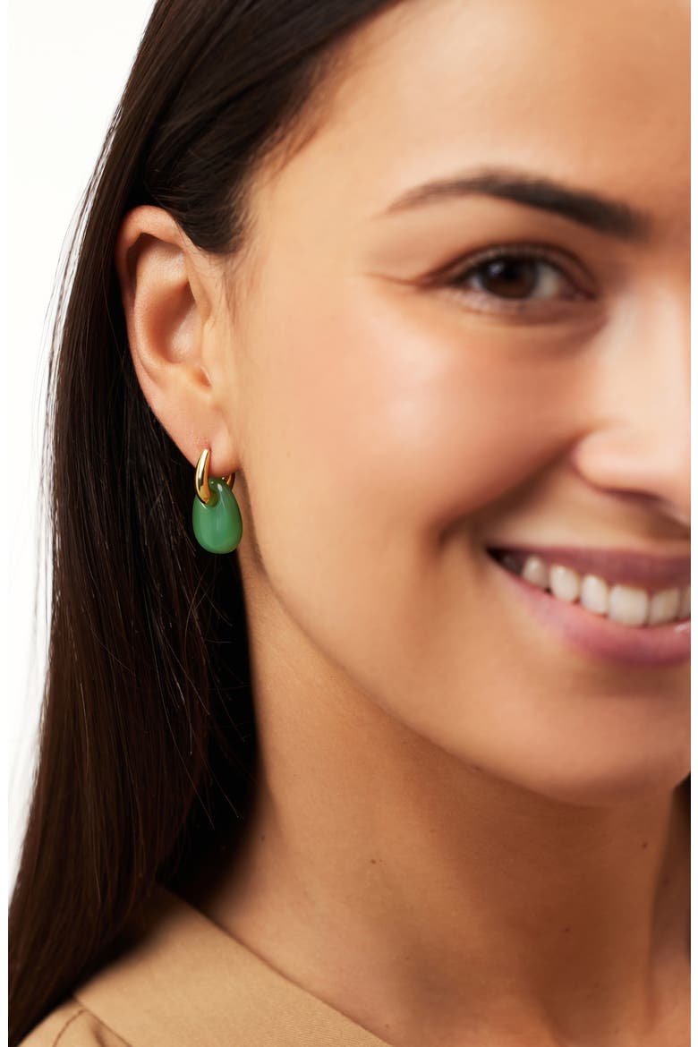 Gold Drop Earrings - Kayla, Alternate, color, Gold