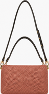 Mine Bilgi Lumine Perforated Leather Shoulder & Crossbody Bag