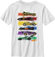 Hot Wheels Boy's Hot Wheels Colorful Lineup Graphic T-Shirt