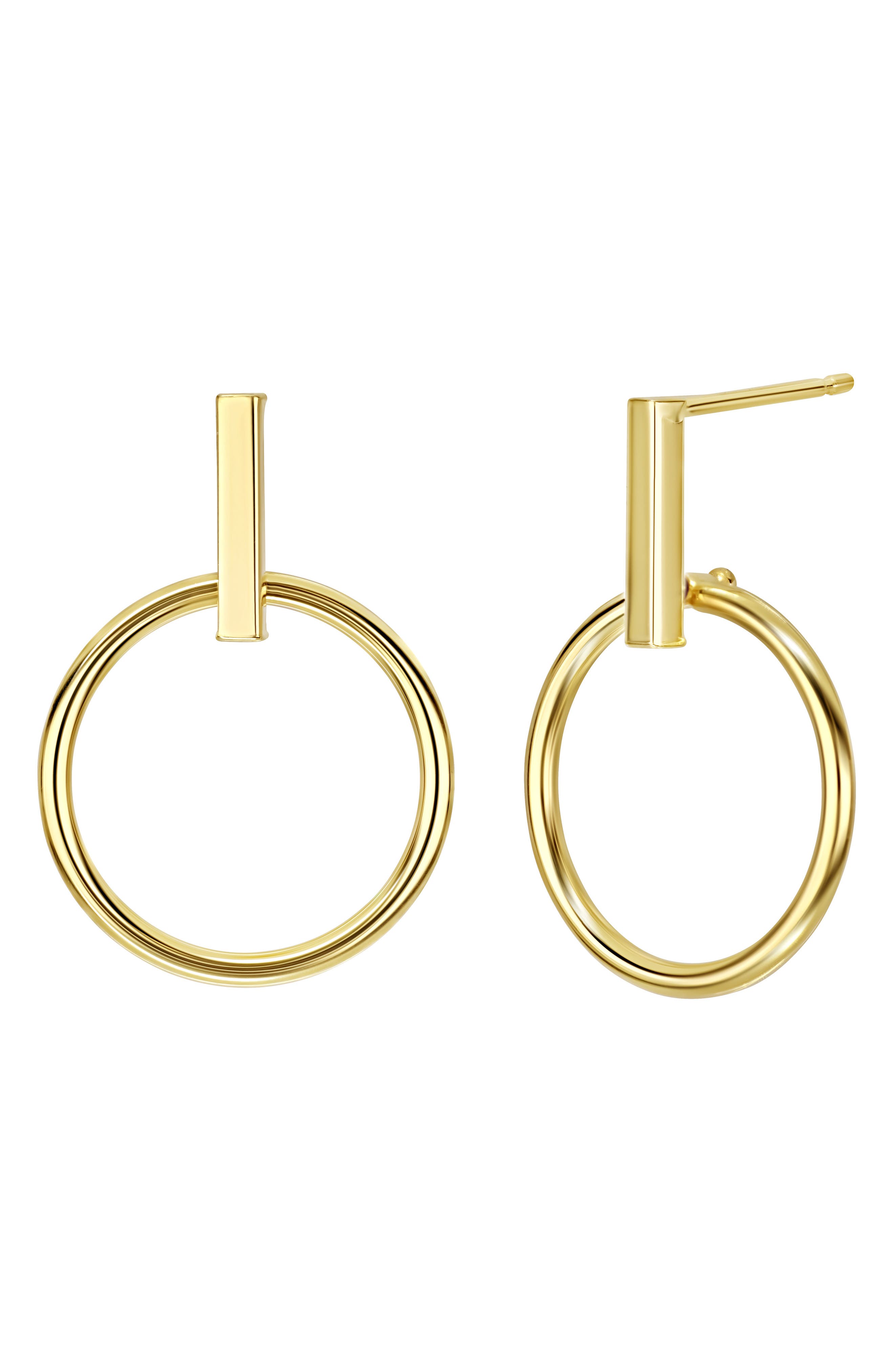 Bony Levy 14K Gold Knocker Stud Earrings