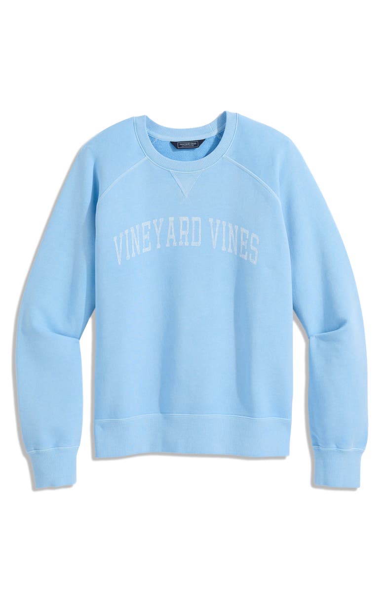 vineyard vines Cotton Logo Graphic Sweatshirt, Main, color, Jake Blue