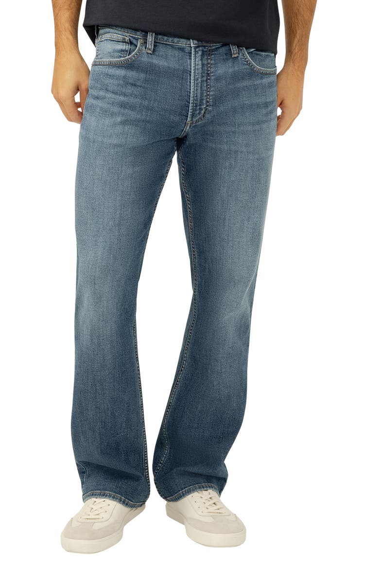 Zac Relaxed Fit Straight Leg Jeans, Main, color, BOULDER