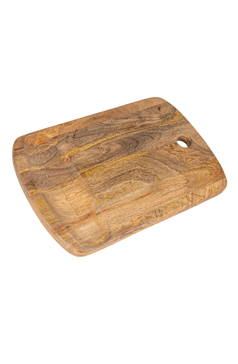 Storied Home Culinary Craftsman Mango Wood Cheese and Cutting Board, Main, color, Natural