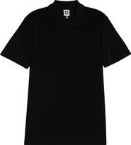 Anne Klein Short Sleeve Knit Button-Up Shirt