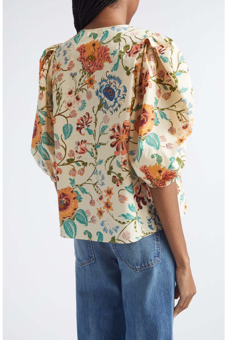 Florielle Cotton Top, Alternate, color, ABALONE