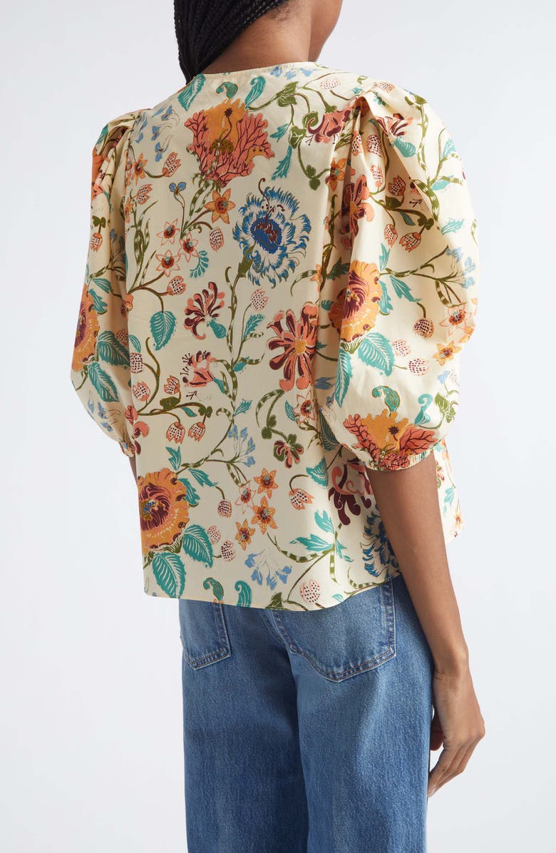 Ulla Johnson Florielle Cotton Top, Alternate, color, Abalone