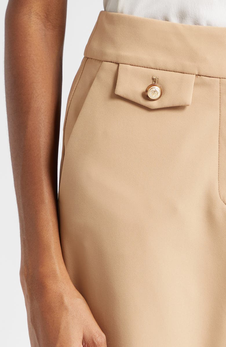 Veronica Beard Renzo Crop Pants, Alternate, color, Khaki