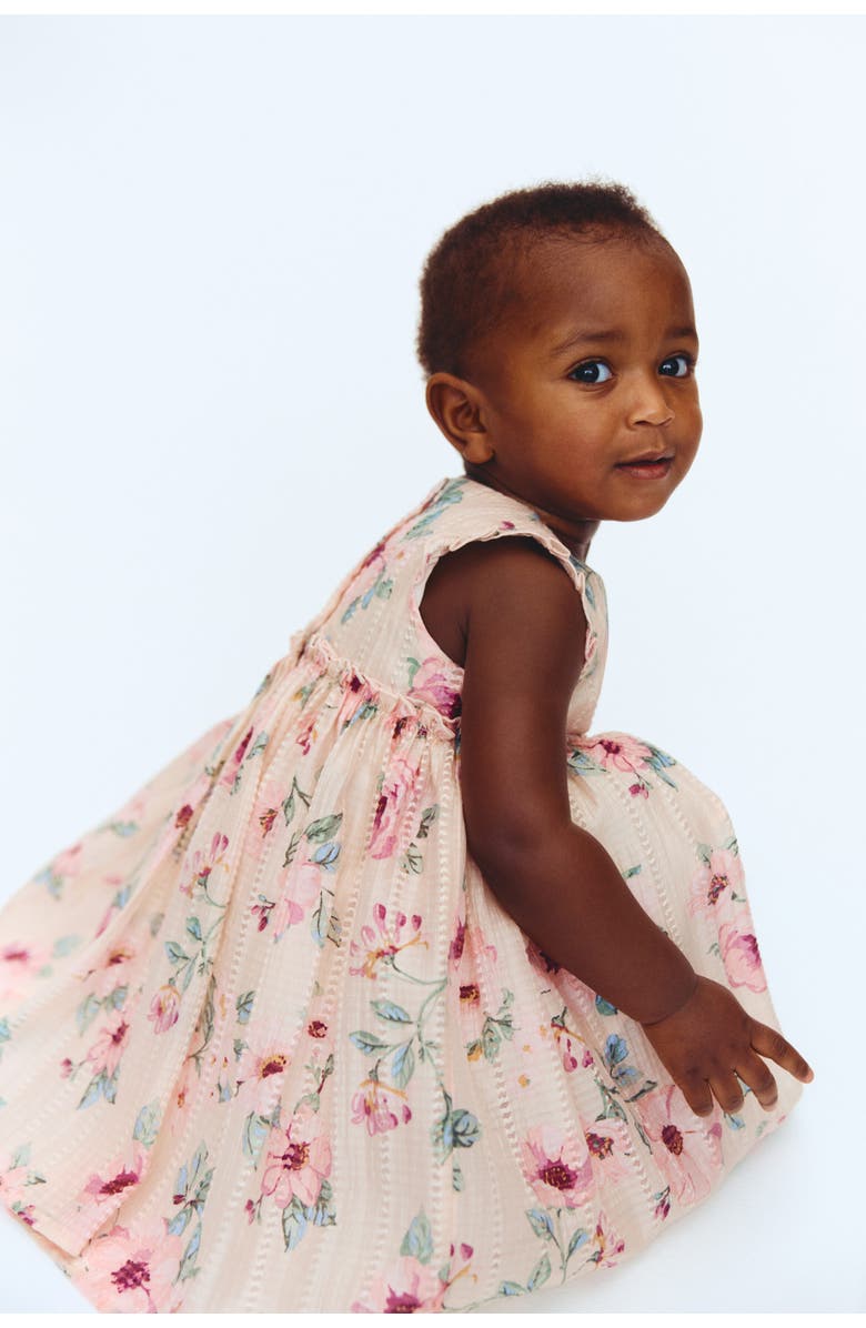 H&M Printed Dress, Alternate, color, Light Pink/Floral