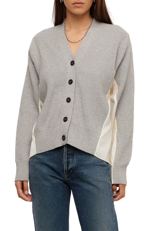 Celine Mixed Media Cardigan